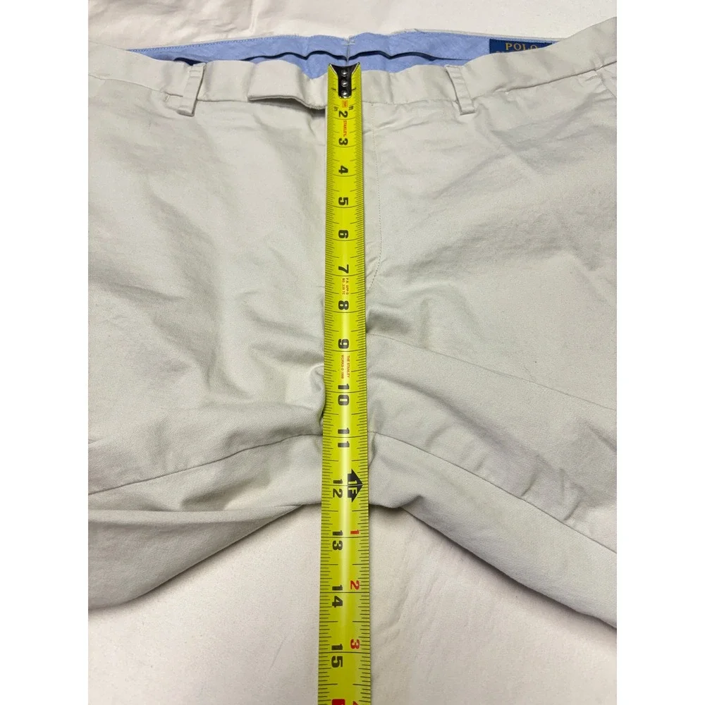 Polo Ralph Lauren Stretch Straight Fit‎ Chino Pants Khaki Men Size 36 30